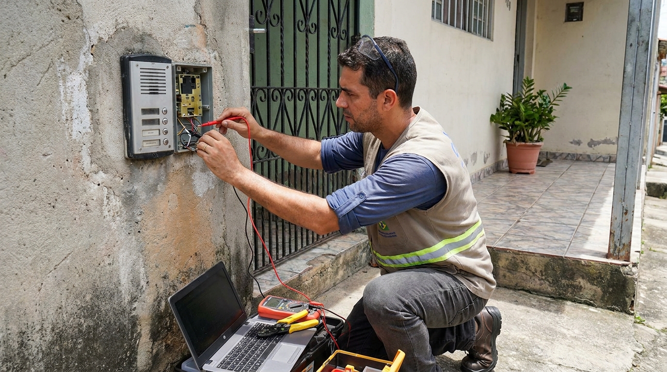 Reparo de interfone em Marília‑SP