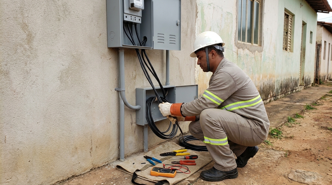 Troca de padrao de energia em Marília‑SP